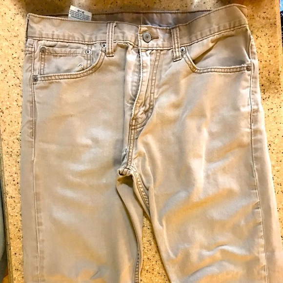 Used pair of Khaki Levi’s 508 straight cut jeans! - Picture 1 of 2